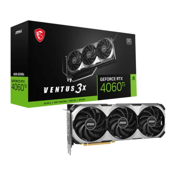 MSI nVidia GeForce RTX 4060 Ti VENTUS 3X E OC 8GB GDDR6 128-bit grafička kartica 0