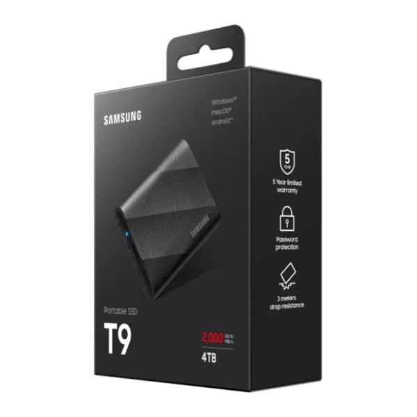 SAMSUNG eksterni SSD 4TB T9 MU-PG4T0B 7