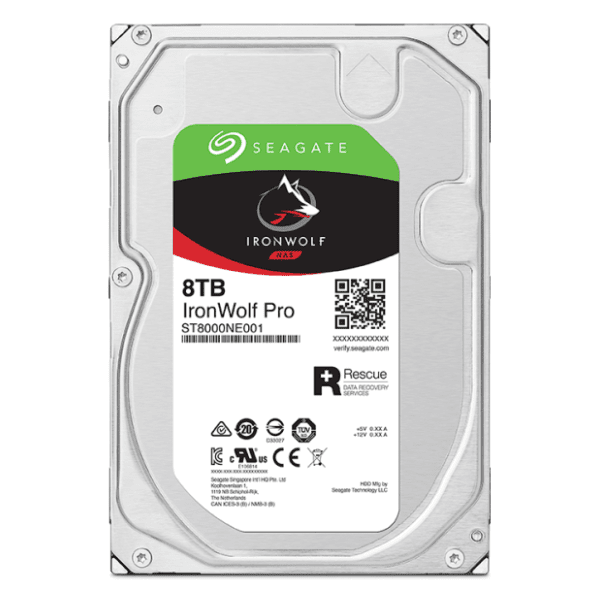 SEAGATE hard disk 8TB ST8000NT001 IronWolf Pro 3