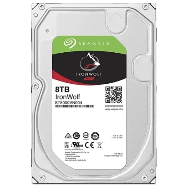 SEAGATE hard disk 8TB ST8000VN004 IronWolf 0