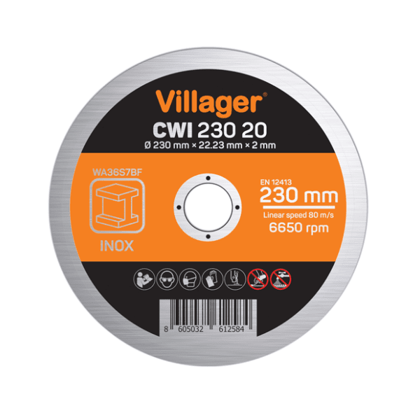 VILLAGER CW 230 20 rezna ploča za metal 0