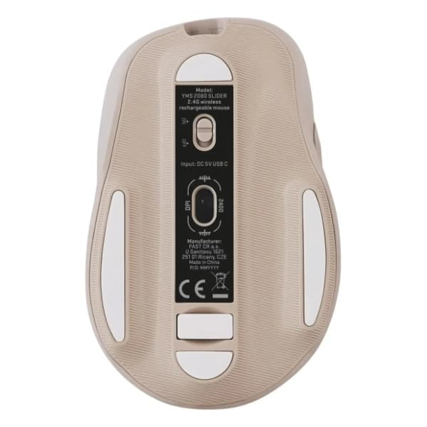 YENKEE bežični miš YMS 2080BG WL SLIDER bež 2