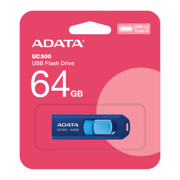 A-DATA USB flash memorija 64GB ACHO-UC300-64G-RNB/BU 3