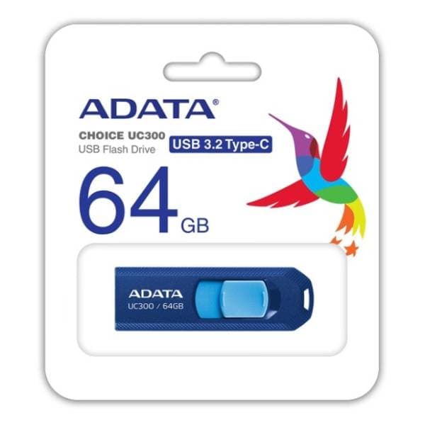 A-DATA USB flash memorija 64GB ACHO-UC300-64G-RNB/BU 4
