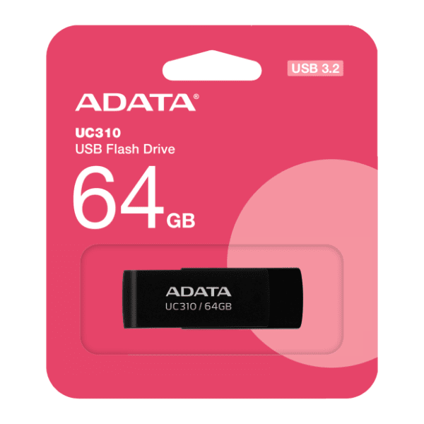 A-DATA USB flash memorija 64GB UC310-64G-RBK 3