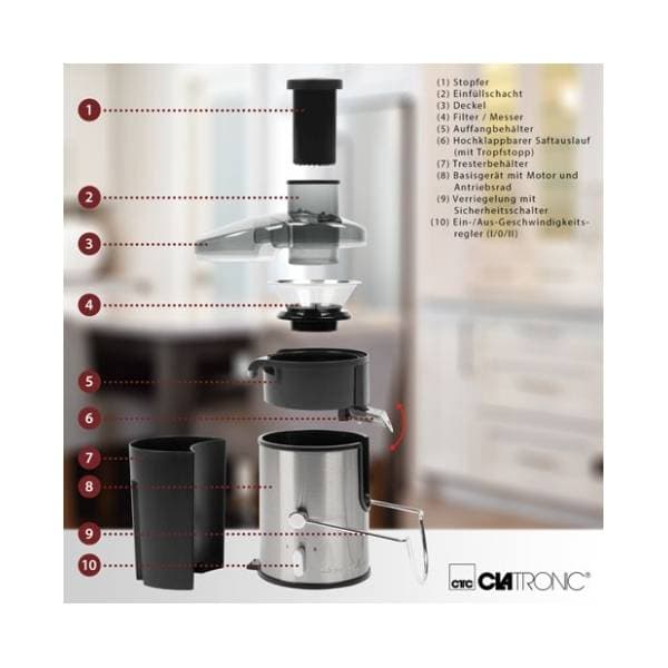 CLATRONIC sokovnik AE 3666 4