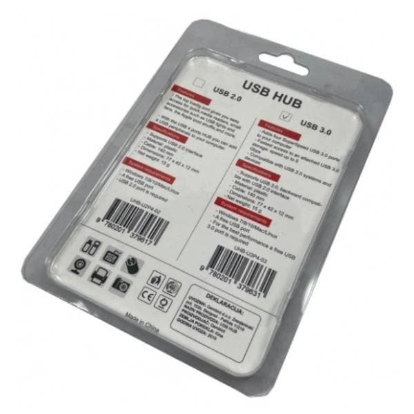 GEMBIRD USB Hub 4-in-1 USB 3.0 (alt. UHB-U3P4-05 599) 3