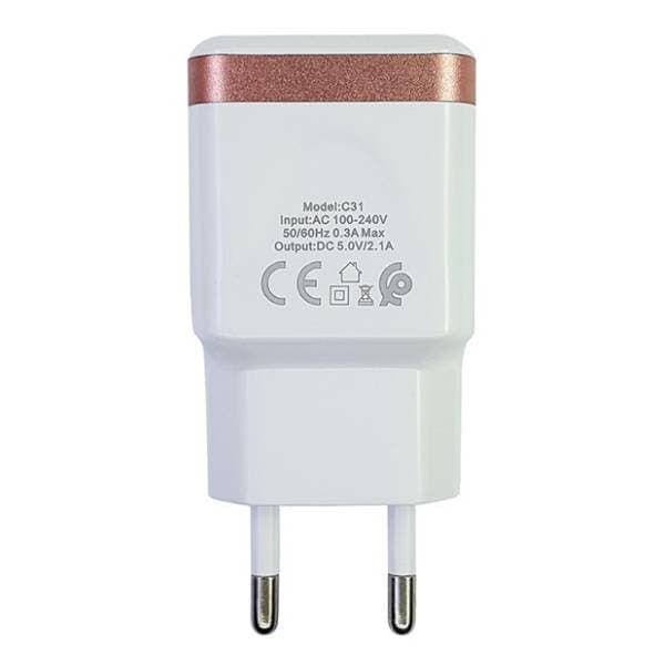 KONFULON punjač C31+S05 2xUSB 1