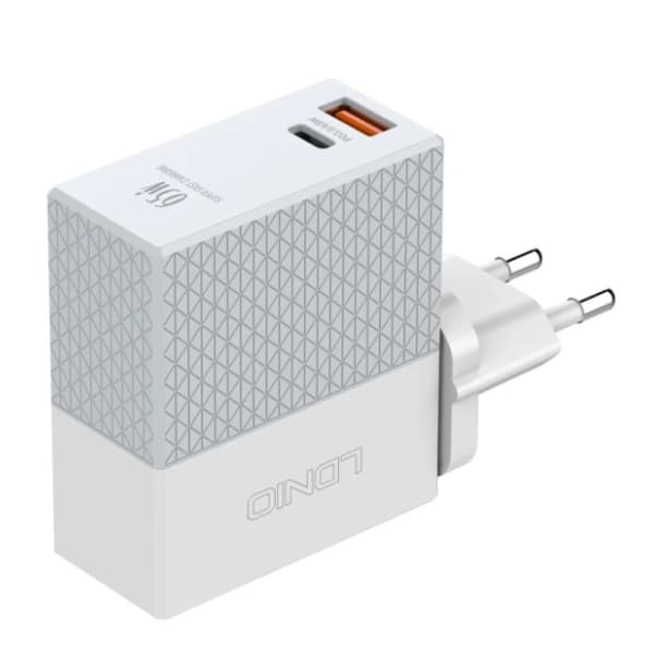 LDNIO punjač sa Tip-C kablom 65W 2