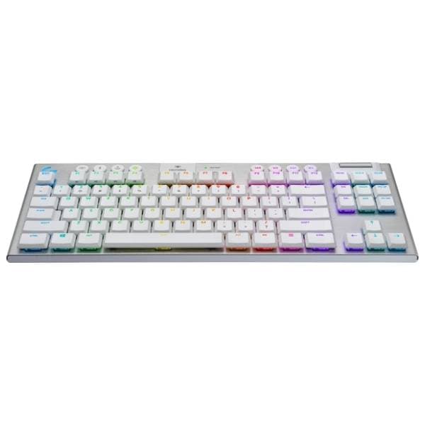 LOGITECH bežična tastatura G915 TKL Lightspeed Carbon Tactile White 3