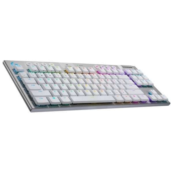 LOGITECH bežična tastatura G915 TKL Lightspeed Carbon Tactile White 4