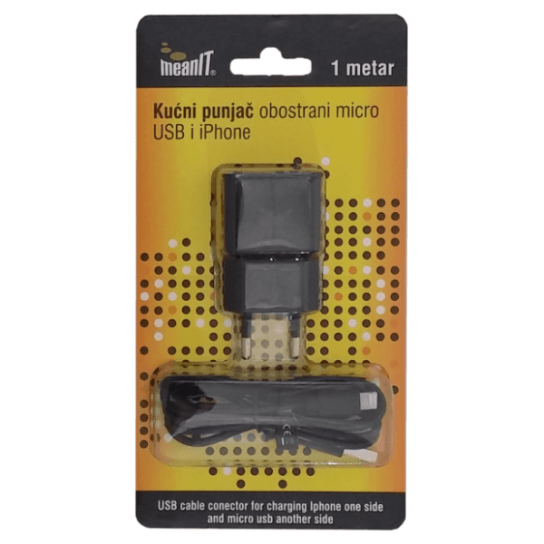 MEANIT punjač za smartphone i iPhone 1m 0
