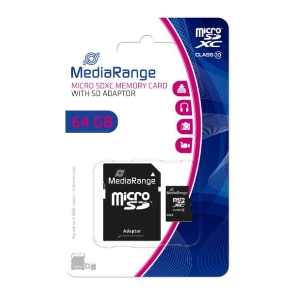 MEDIA RANGE memorijska kartica 64GB MR955 2