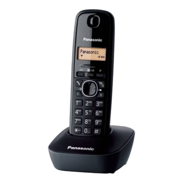 PANASONIC KX-TG1611FXH crni bežični fiksni telefon 0