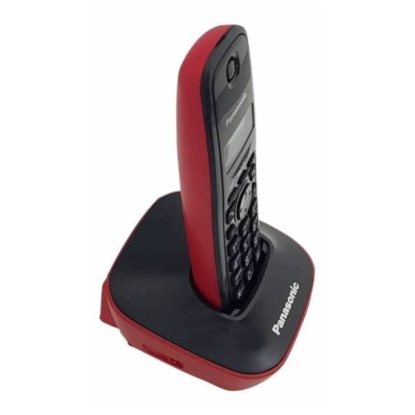 PANASONIC KX-TG1611FXR crno-crveni bežični fiksni telefon 2