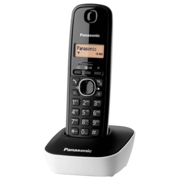PANASONIC KX-TG1611FXW crno-beli bežični fiksni telefon 0