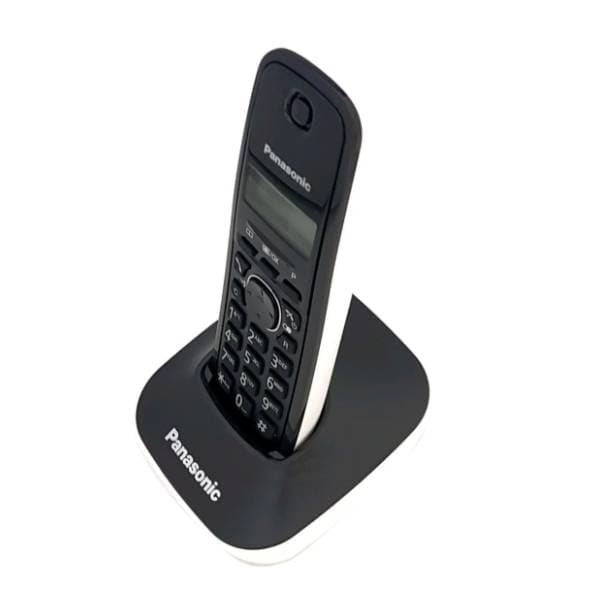 PANASONIC KX-TG1611FXW crno-beli bežični fiksni telefon 1