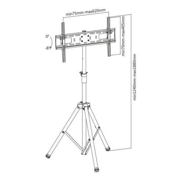 Podni nosač za TV S BOX FS-846 Tripod 2