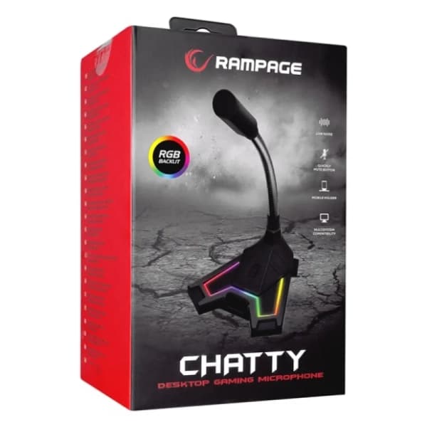 RAMPAGE SNRMX2 Chatty mikrofon 4