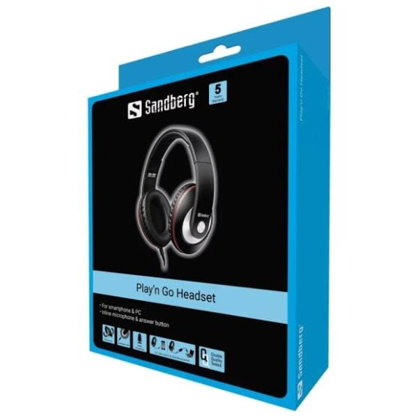 SANDBERG slušalice Play N Go 125-86 1