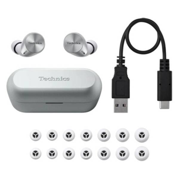 TECHNICS slušalice EAH-AZ60M2ES TWS srebrne 5