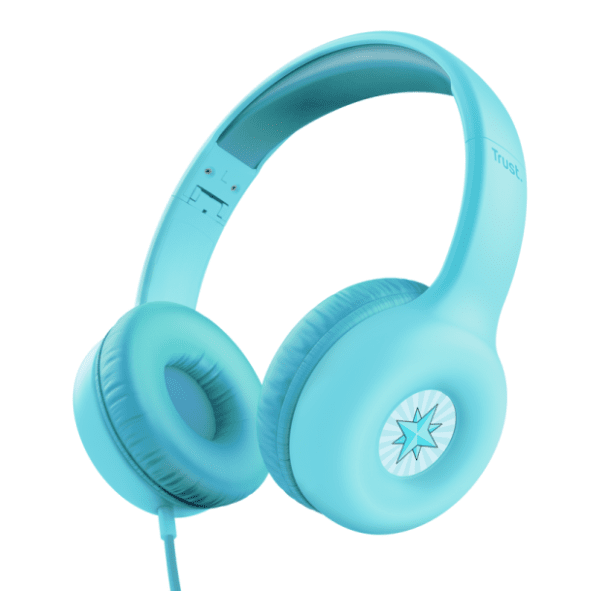 TRUST slušalice Nouna Kids tirkizne 0