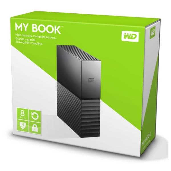 WESTERN DIGITAL eksterni HDD 8TB My Book WDBBGB0080HBK-EESN 7