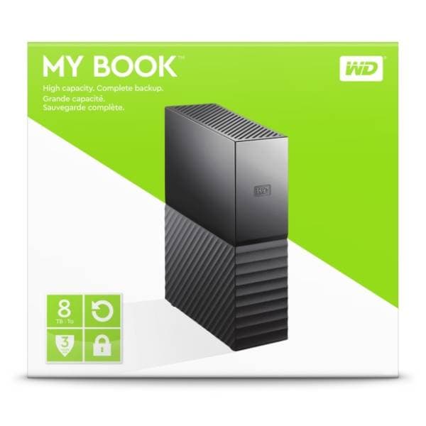 WESTERN DIGITAL eksterni HDD 8TB My Book WDBBGB0080HBK-EESN 6