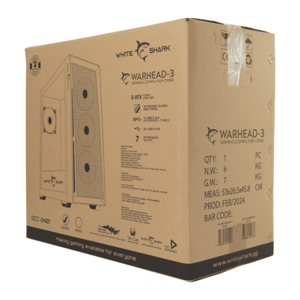 WHITE SHARK kućište WARHEAD 3 WS GCC 2401 Black 6