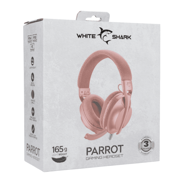 WHITE SHARK slušalice GH-2440 Parrot roze 9