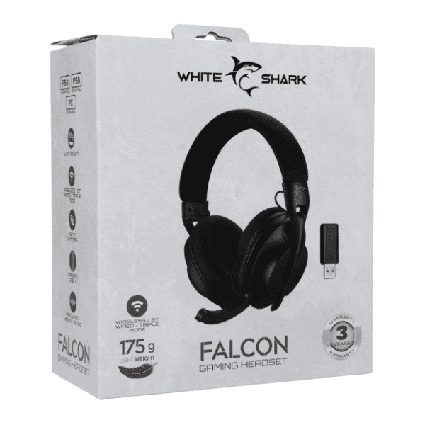 WHITE SHARK slušalice GH-2441 Falcon crne 8