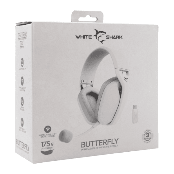 WHITE SHARK slušalice GH-2442 Falcon bele 6