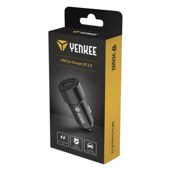 YENKEE auto punjač YAC 2030 QC 3.0 2