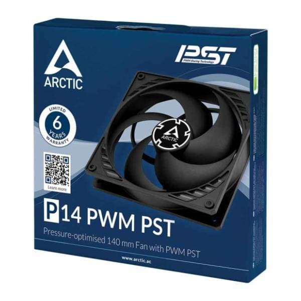 ARCTIC P14 PWM PST Black ventilator za PC (ACFAN00125A) 5