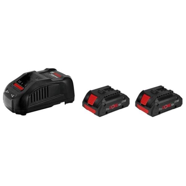 BOSCH starter set 2 x ProCORE 18V 4,0 Ah + GAL 1880 CV 0