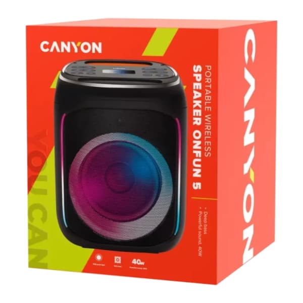 CANYON partybox zvučnik OnFun 5 Bluetooth (CNE-PBSP5) 4