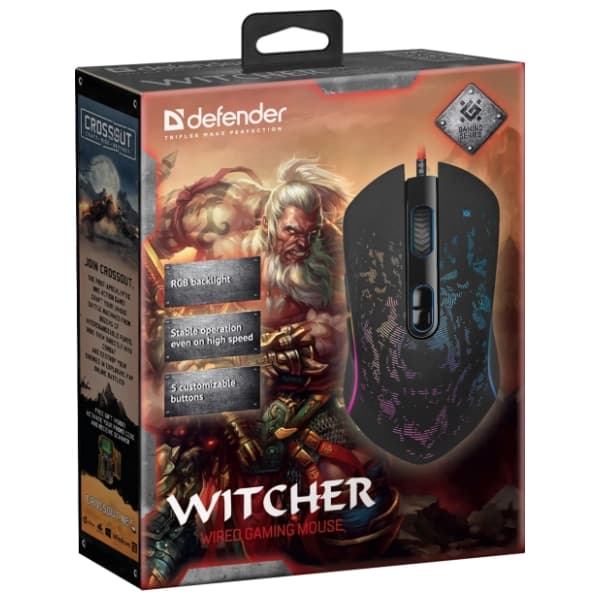 DEFENDER miš Witcher GM-990 1
