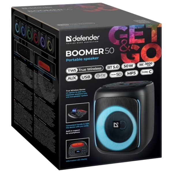 DEFENDER partybox zvučnik Boomer 50 10