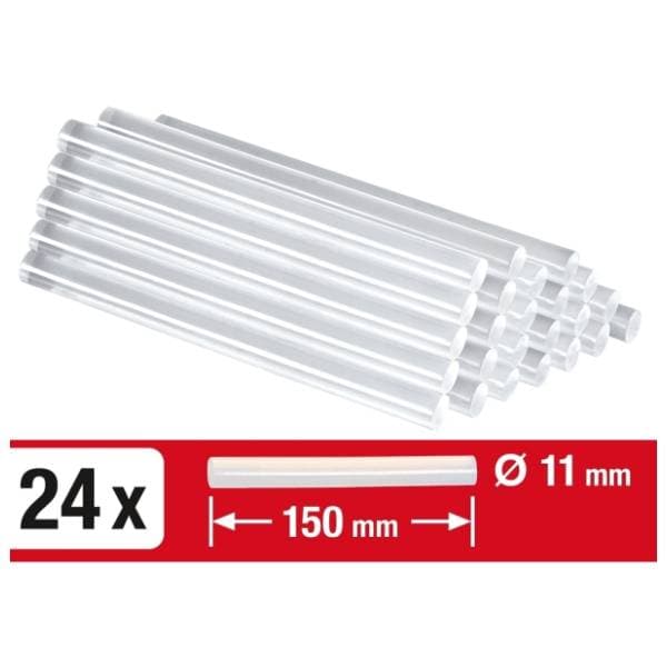 EINHELL 24-delni set 11x150 patrona za pištolj za lepak 0