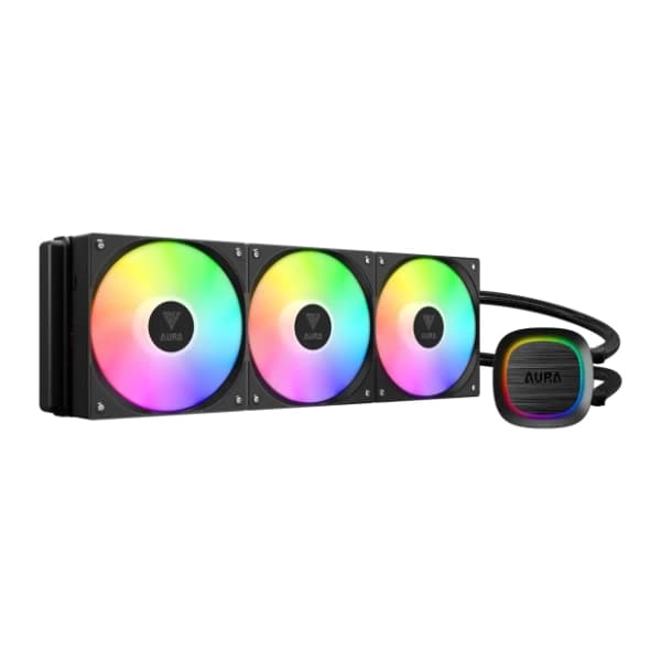 GAMDIAS Aura GL360 Black V2 vodeno hlađenje 0