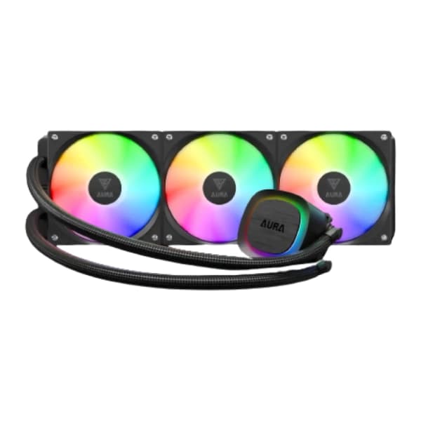 GAMDIAS Aura GL360 Black V2 vodeno hlađenje 1