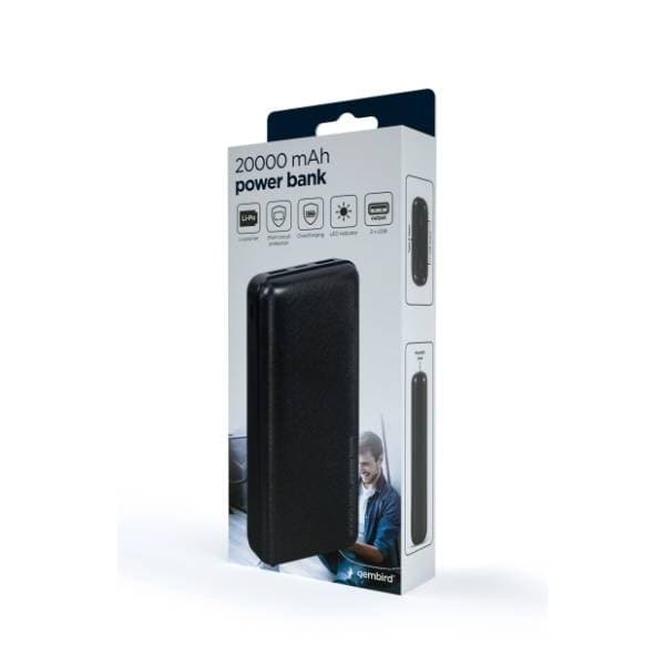 GEMBIRD power bank 20000 mAh LED PB20-20 5