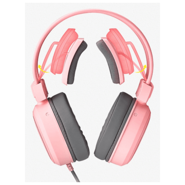 RAPOO slušalice Gaming VH610 7.1 USB roze 2