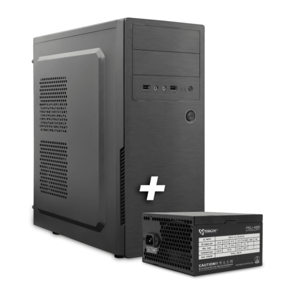 S BOX kućište PCC 180 ATX + PSU 400 0