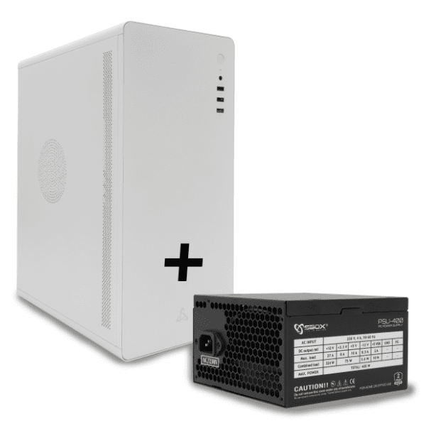 S BOX kućište PCC 500 + PSU 400 White 0