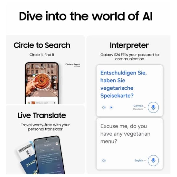 SAMSUNG Galaxy S24 FE 8/128GB Graphite 11