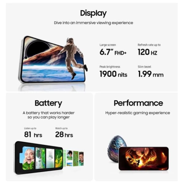 SAMSUNG Galaxy S24 FE 8/256GB Graphite (SM-S721BZKGEUC) 10