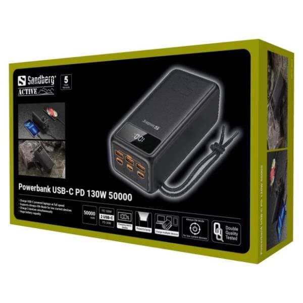 SANDBERG power bank 420-75 50000mAh 9