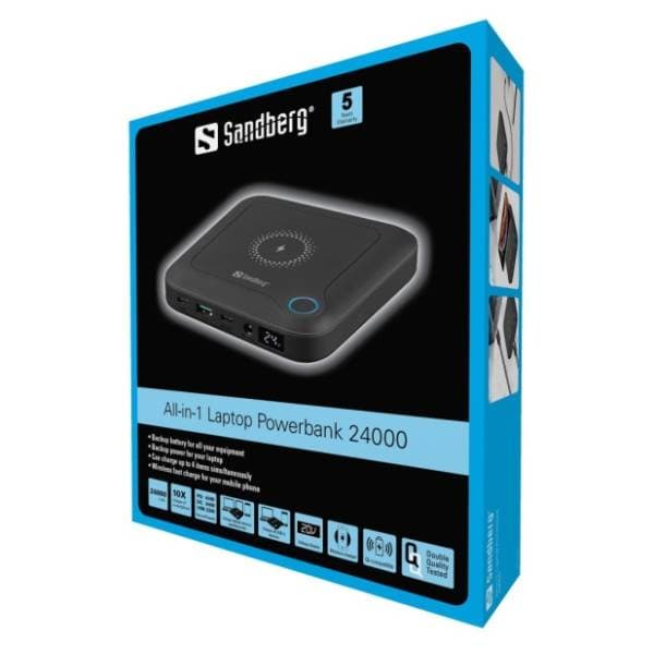 SANDBERG bežični power bank All in One 420-57 24000mAh WiFi 5