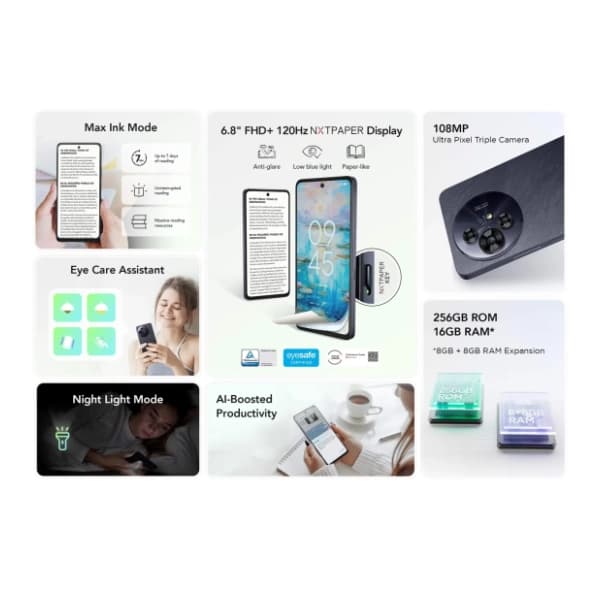 TCL 50 NxtPaper 5G 8/256GB Moon Grey 9